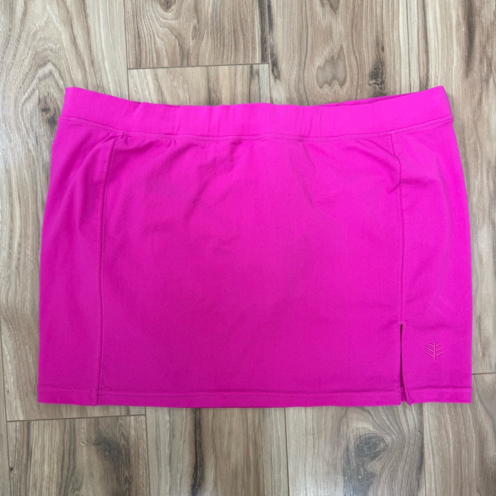 Coolibar Hot Pink Women's Swim Skort